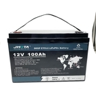 Customized Capacity 12.8V 100Ah Lithium Deep Cycle Battery Low Self Discharge